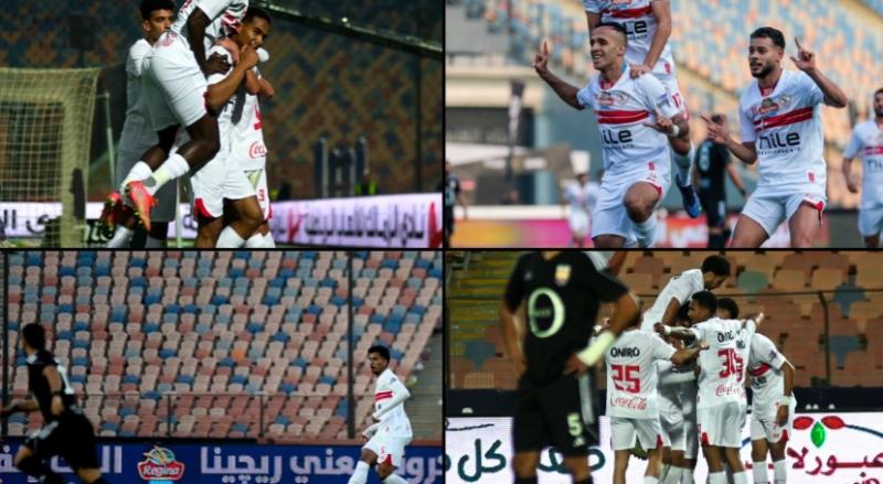 الف الف مليون مبروك للاعبين نادي الزمالك الفوز الكبير على نادي الجونه باربع أهداف مقابل هدف