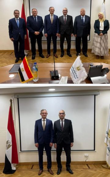 البنك الزراعي المصري يستقبل وزير زراعة جمهورية صربيا لتعزيز التعاون والاطلاع على جهود البنك في دعم التنمية الزراعية