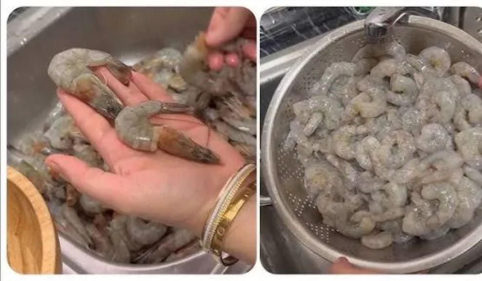 طرق تنظيف الجمبري