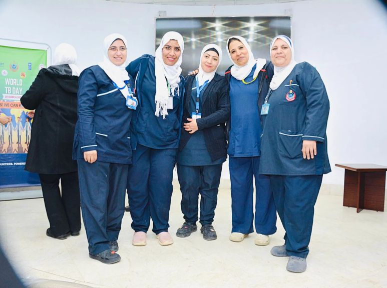 قسم  التمريض بمستشفى الصدر بالعباسية...حاجة تفرح