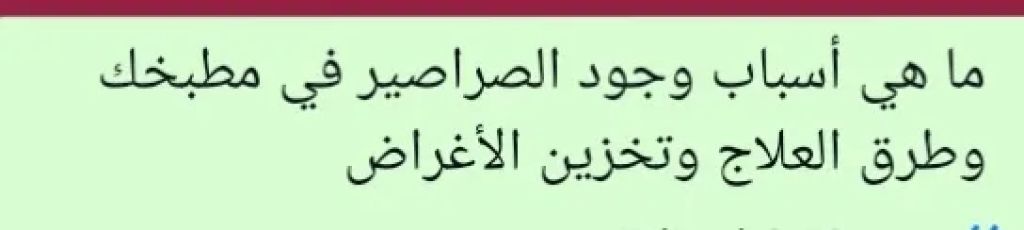 ما هي أسباب وجود الصراصير في مطبخك وطرق العلاج وتخزين الأغراض